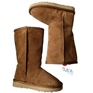 The Children's Place Girls Chalet Boot Furry Lined Winter Boot Brown 11 …